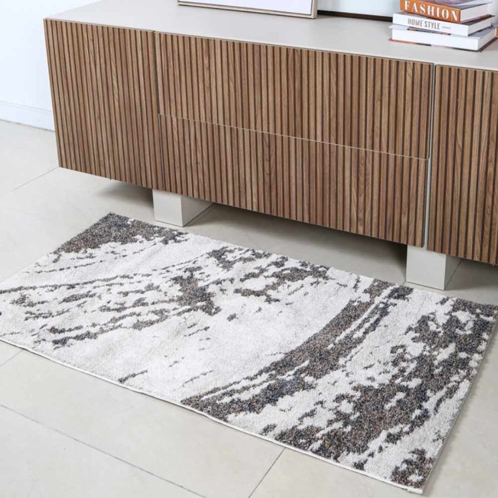 Tapete Tokyo 0,60X1,80 M Havan Casa - Off White e Azul