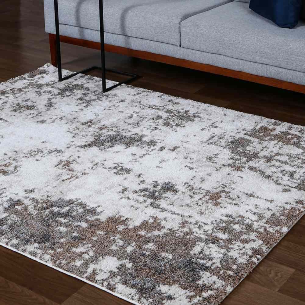 Tapete Para Sala Tokyo 2,00X2,50 M Havan Casa - Off e Cinza