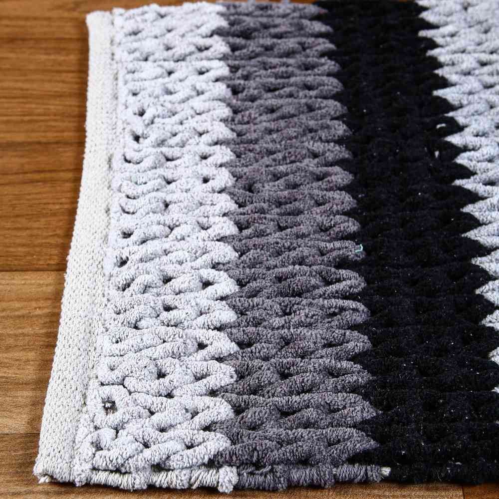 Tapete Para Banheiro Tresse 45X75 Cm Havan - Cinza
