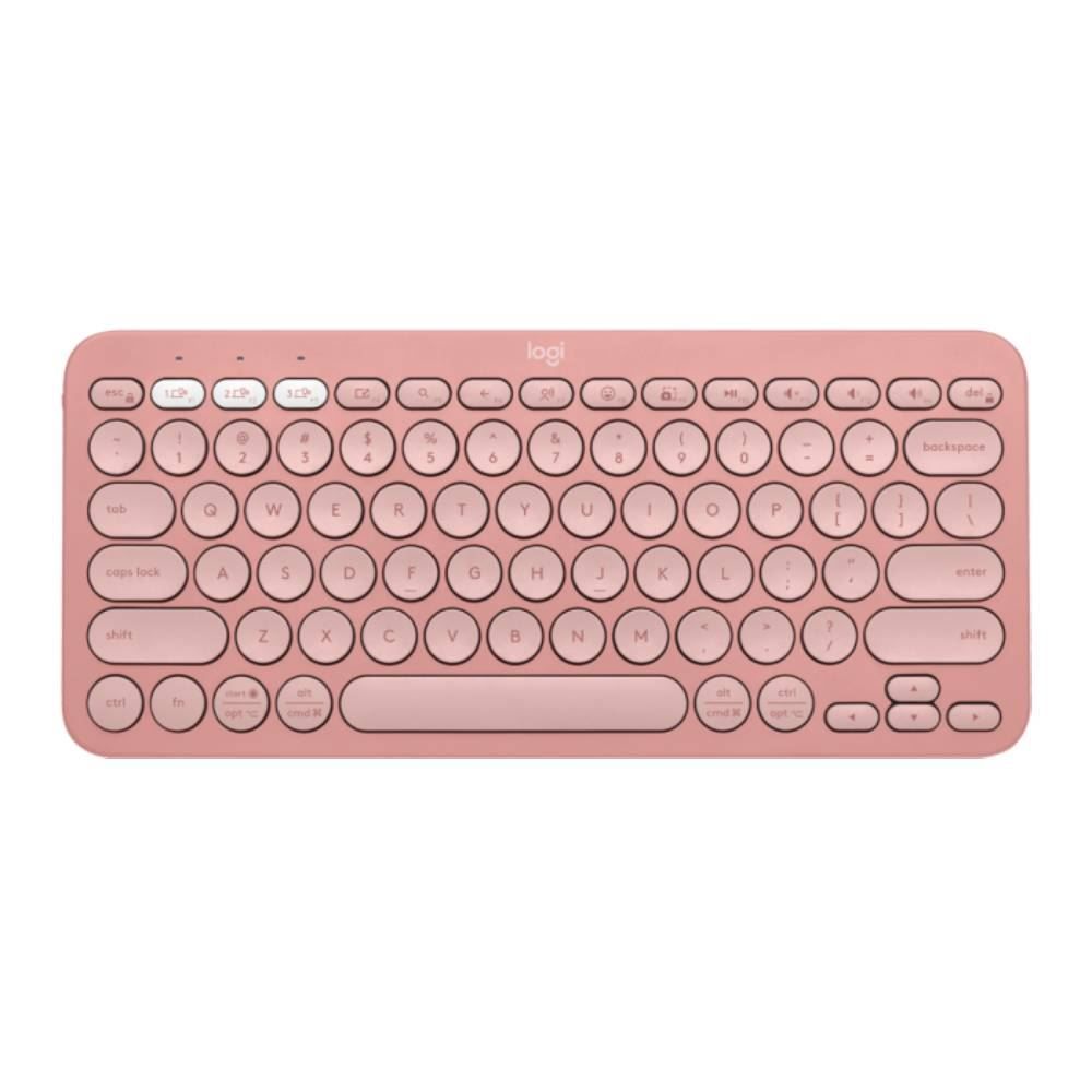Teclado Sem Fio Logitech K380s Rosa