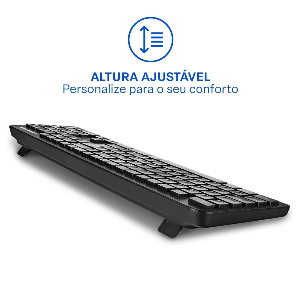 Teclado Sem Fio Ts200 L Multi L Silencioso Teclas Côncavas