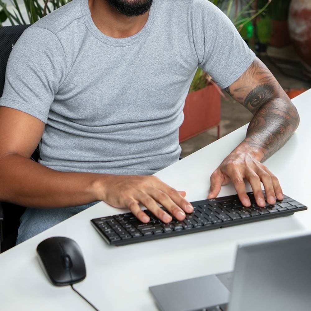 Teclado Slim Sem Fio Bluetooth Multi Ts300 - Preto