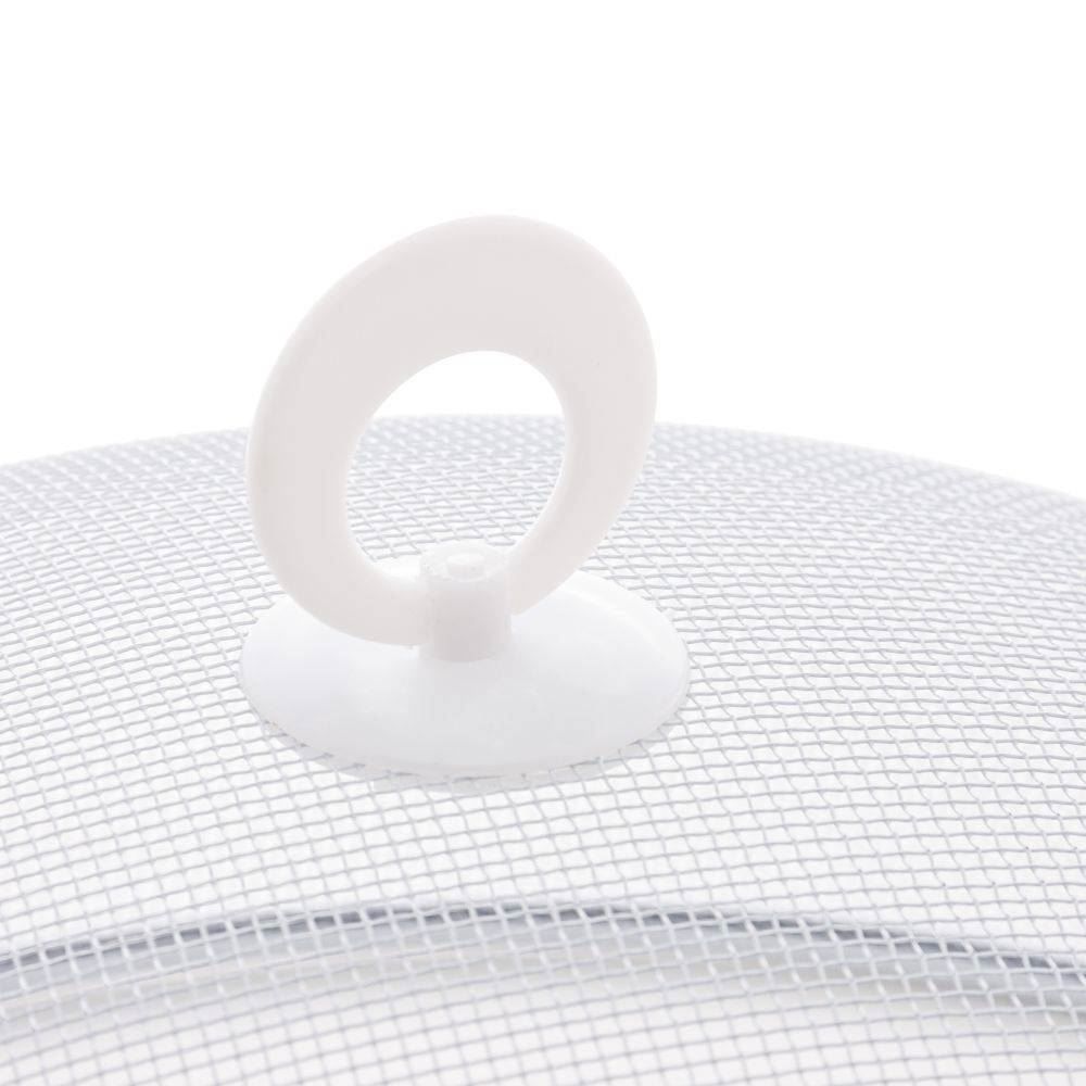 Tela Protetora De Alimentos Redonda Lyor Branca - 35Cm