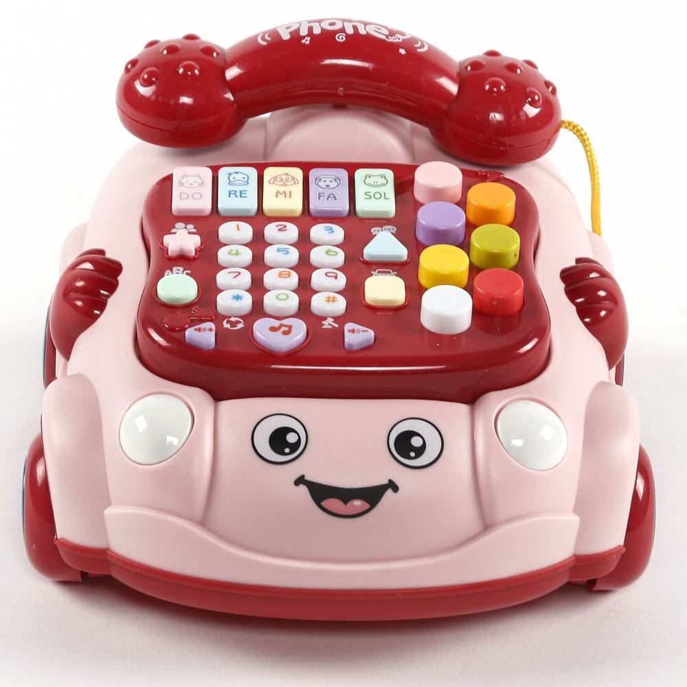 Telefone Interativo Musical Baby Rosa Havan Toys - HBR0725