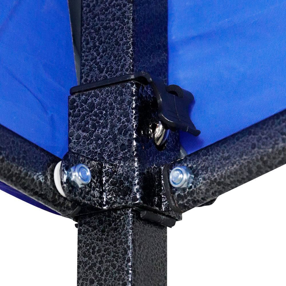 Tenda Gazebo Dobrável Pagoda 3X3 Metros Oxford Bel Fix - Azul