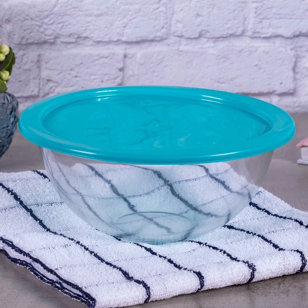 Tigela em Vidro com Tampa 1,5L Marinex  - Colors