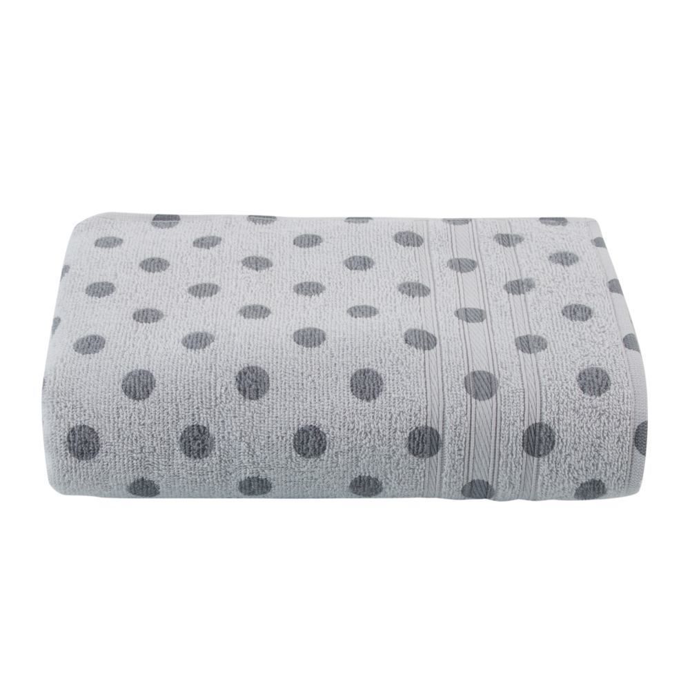 Toalha De Banho 100% Algodão Vienna Havan Casa - Cinza Poa