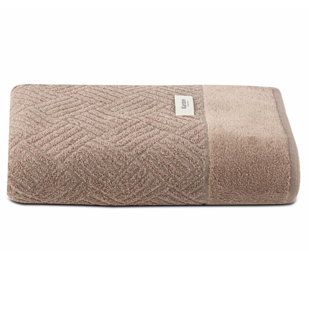 Toalha Banho 100% Algodão Arizona Karsten 1 Pç - Taupe