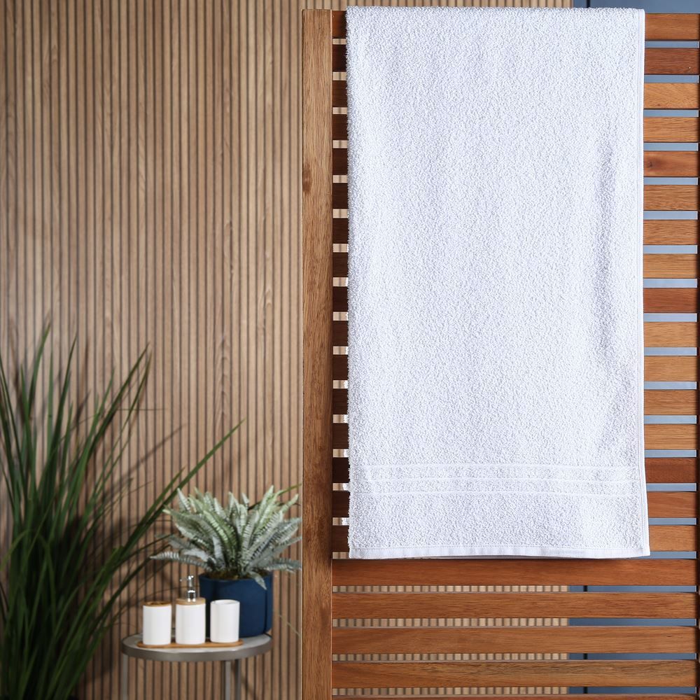 Toalha De Banho 100% Algodão Class Havan Casa - Branco
