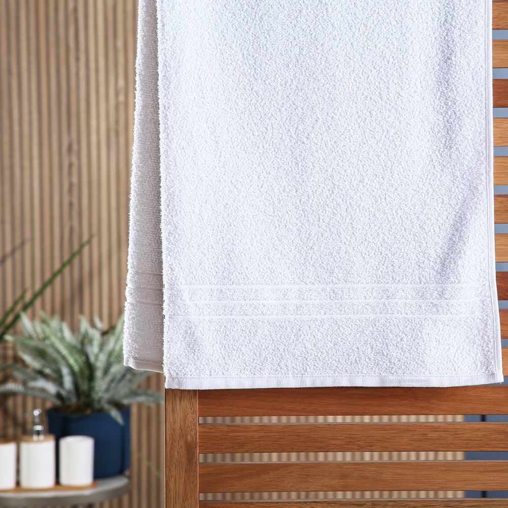 Toalha De Banho 100% Algodão Class Havan Casa - Branco