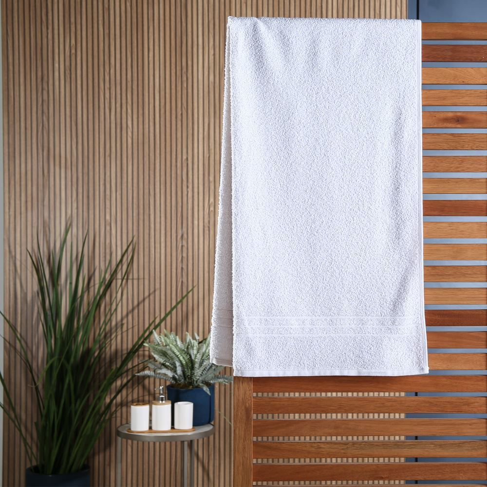 Toalha De Banho 100% Algodão Class Havan Casa - Branco