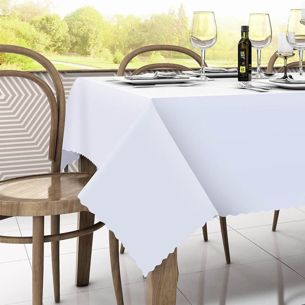 Toalha De Mesa 1,40X1,40 M Gourmet Salehtex - Branco