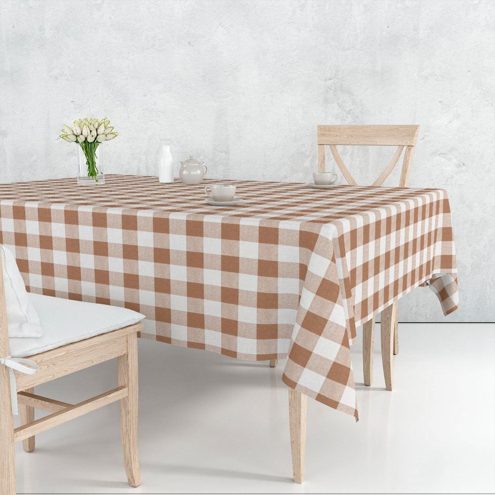 Toalha De Mesa 1,40 X 1,40 M Estampada Havan Casa - Vichy Textura