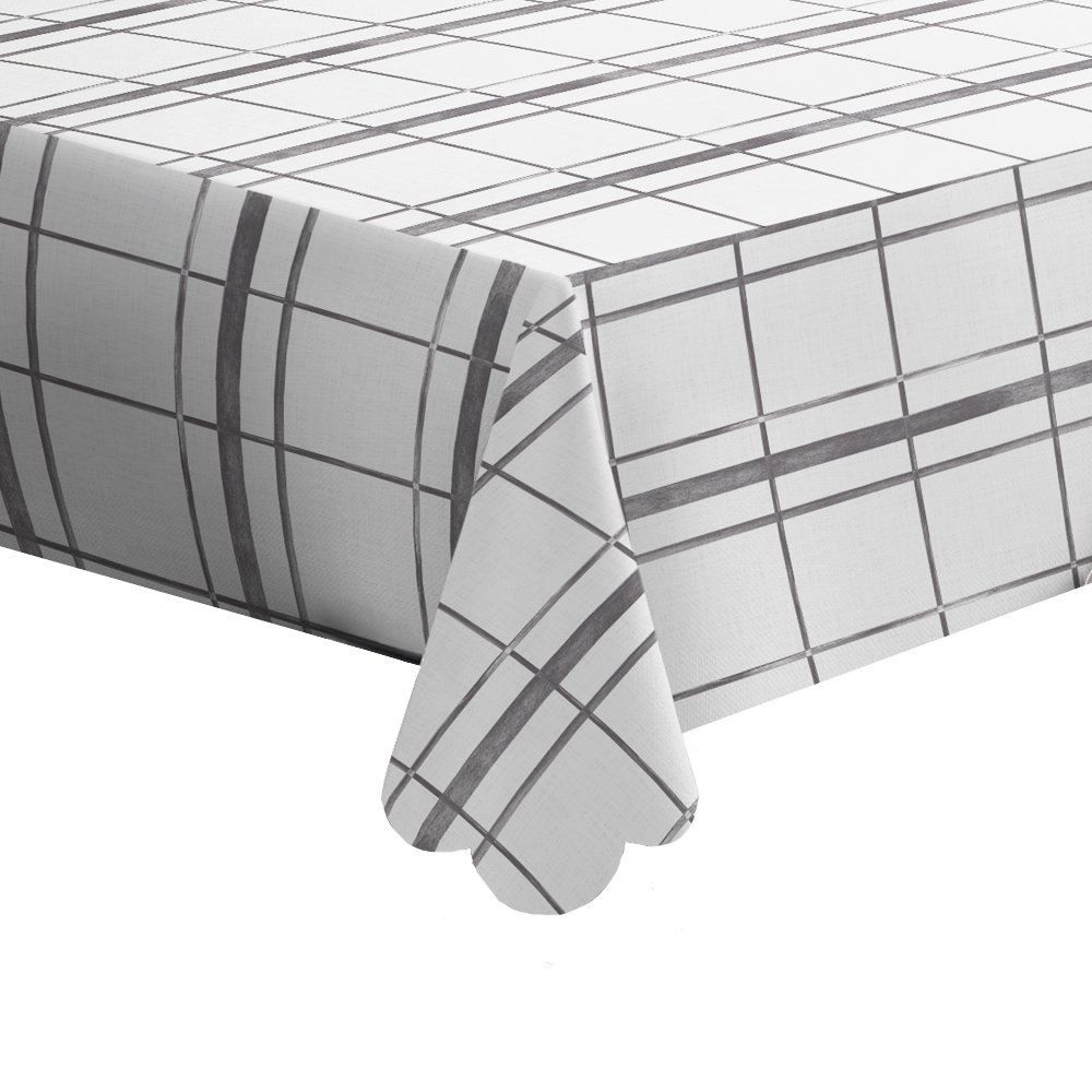 Toalha De Mesa 1,40 X 2,10 M Estampada Havan Casa - Linho Cinza Urbano 