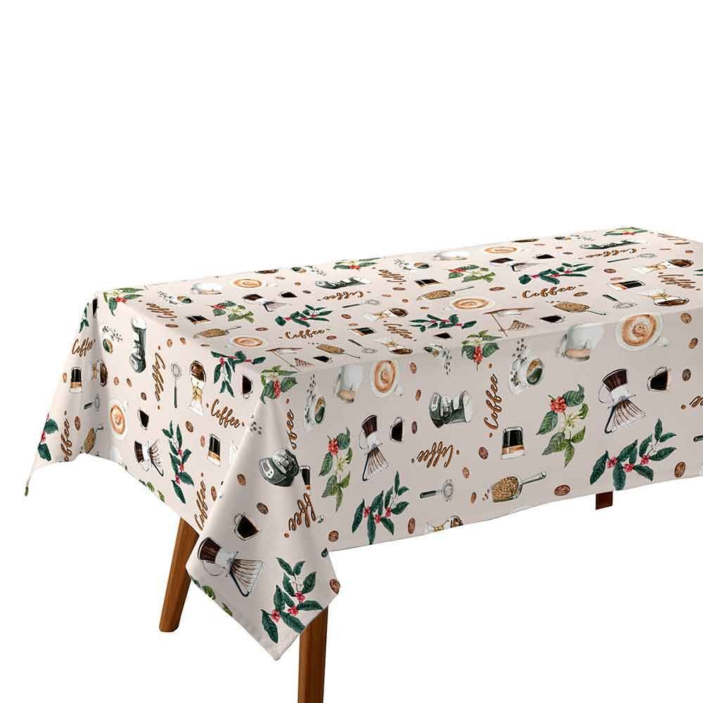 Toalha De Mesa 1,40X2,10M Clean Renova Döhler - Café Brasil 