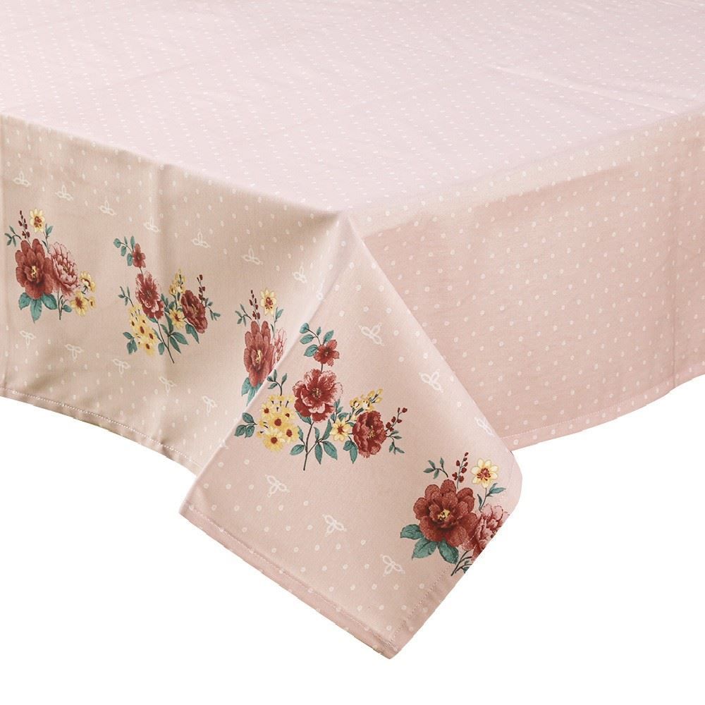 Toalha De Mesa 1,40 X 1,40 M Clean  Döhler - Flores Vintage