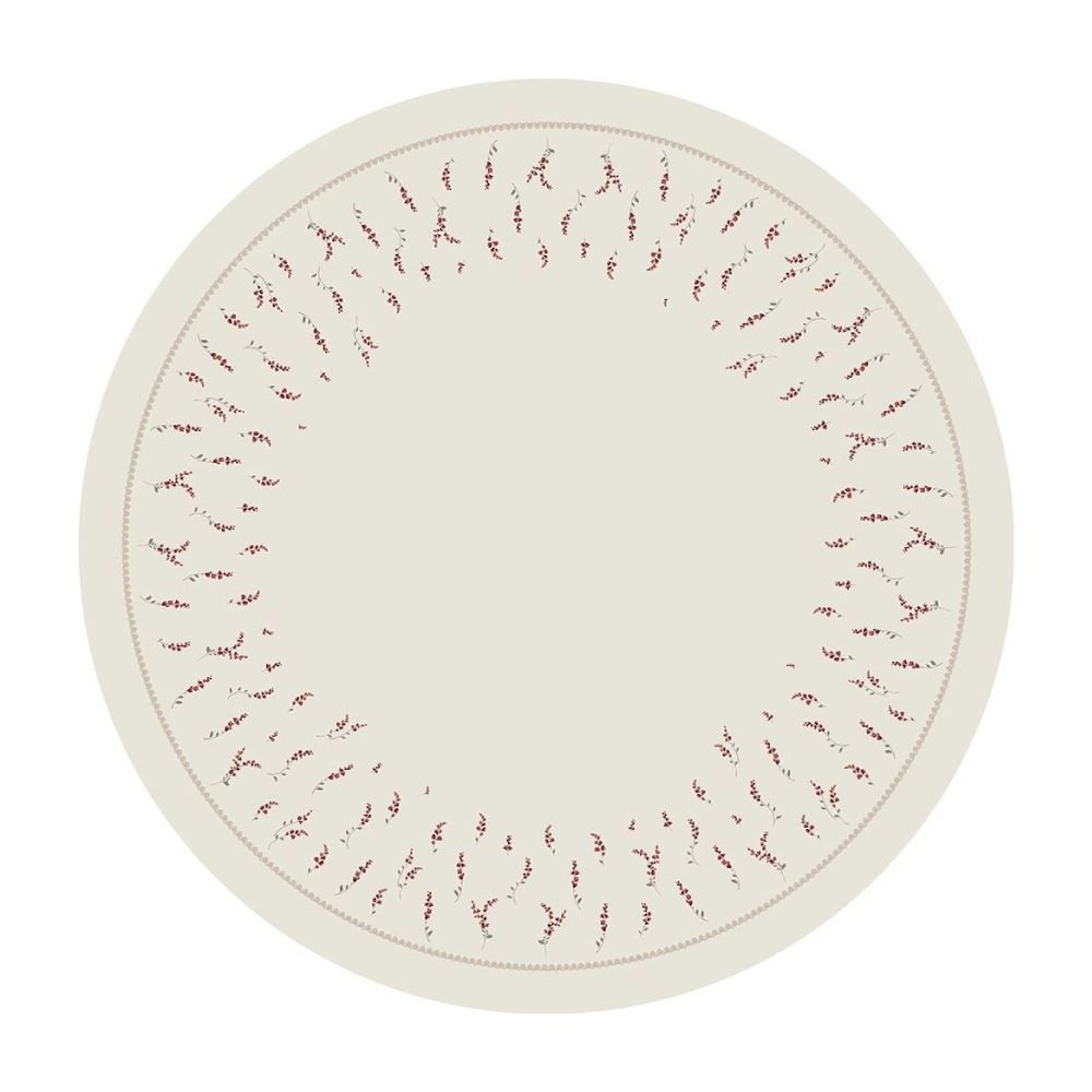 Toalha De Mesa Redonda Clean Dohler - Buque Vintage