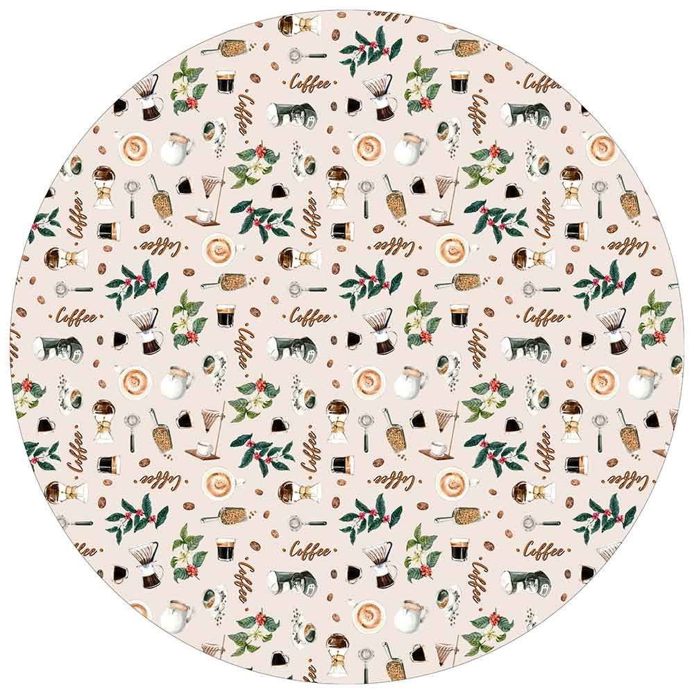 Toalha De Mesa Redonda Clean Renova Dohler - Café Brasil