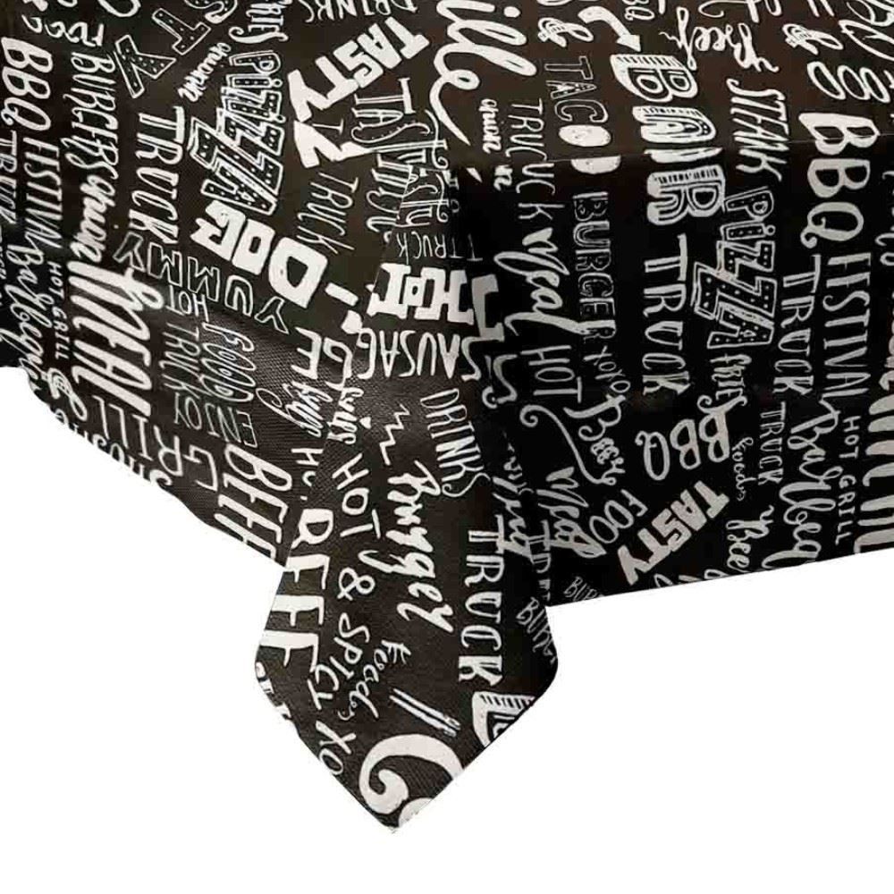 Toalha De Mesa Térmica 1,40X3,00 M Havan Casa  - Palavras