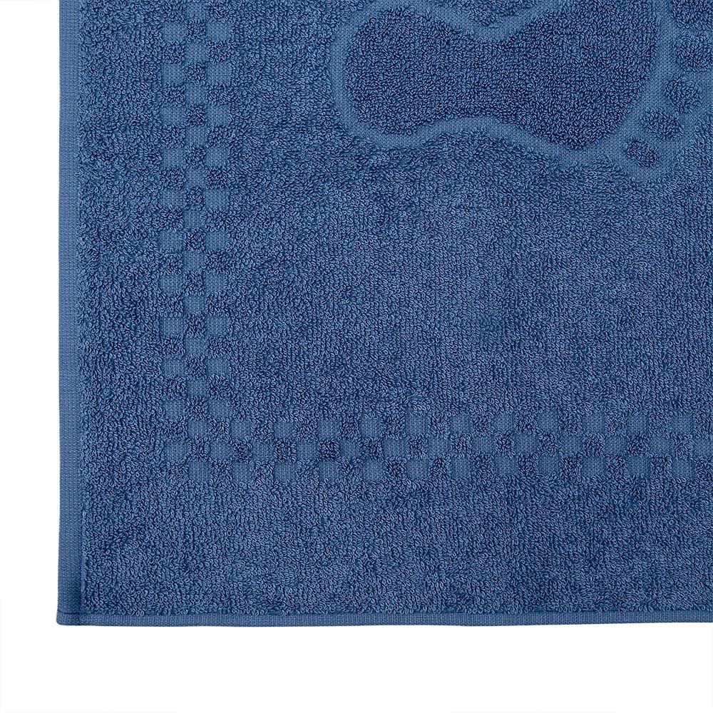 Toalha De Piso Algodão 45X68cm Havan 1 Pç - Azul Netuno
