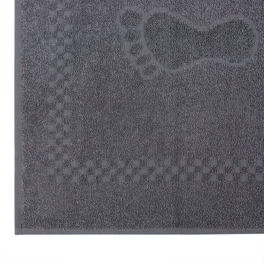 Toalha De Piso Algodão 45X68cm Havan 1 Pç - Cinza Dove