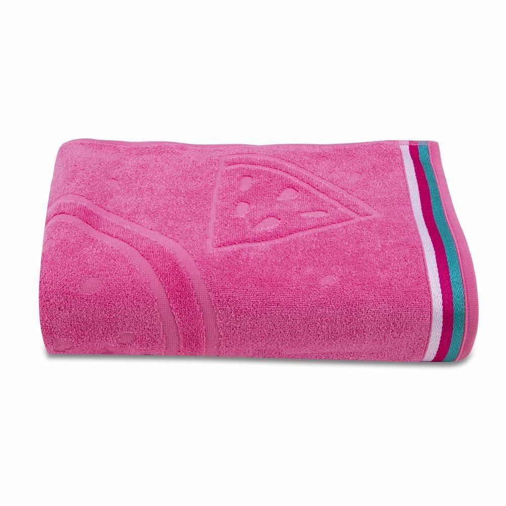 Toalha De Praia Aveludada 100% Algodão Havan - Melancia Rosa