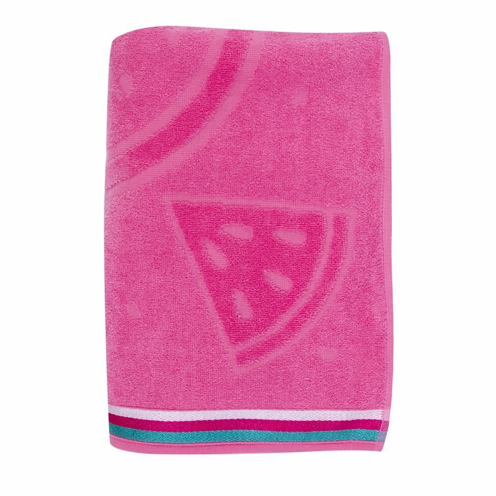 Toalha De Praia Aveludada 100% Algodão Havan - Melancia Rosa