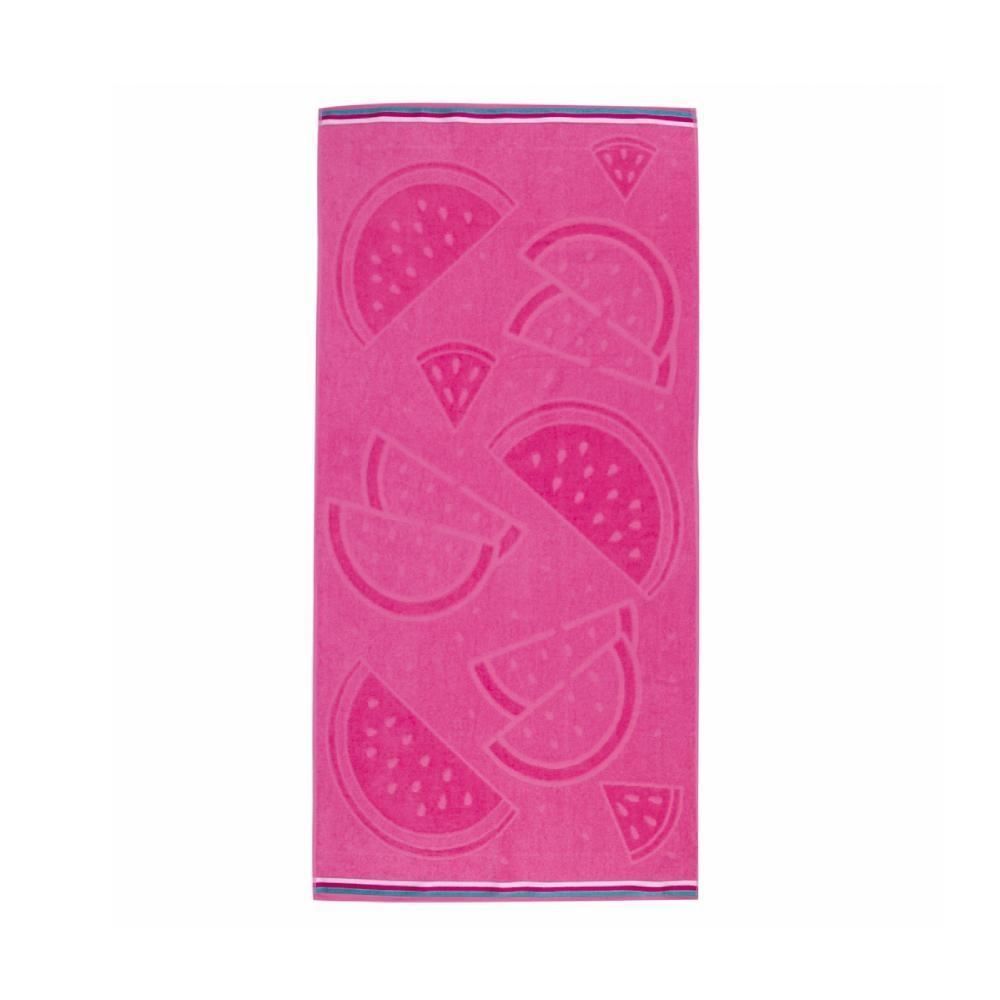 Toalha De Praia Aveludada Havan Casa - Melancia Rosa