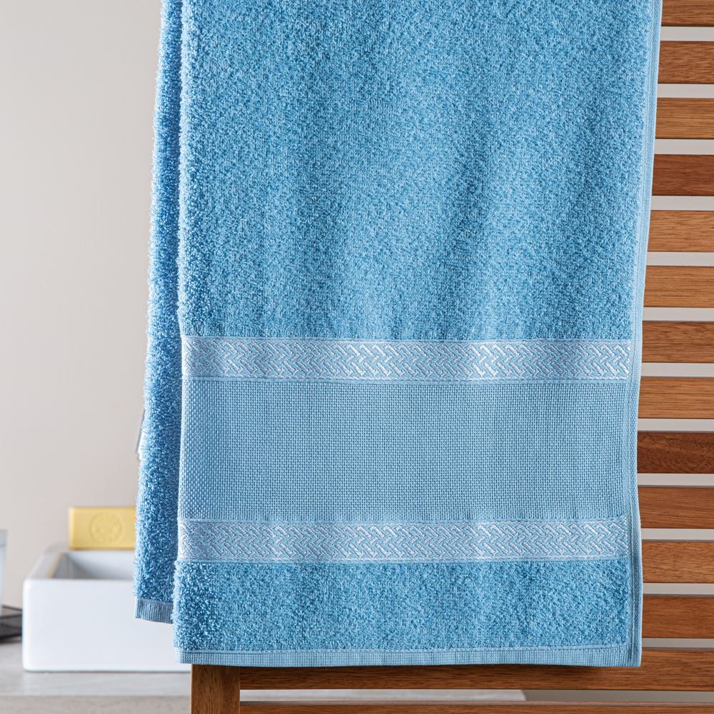 Toalha De Rosto 100% Algodão Creative Havan Casa 1 Pç - Azul