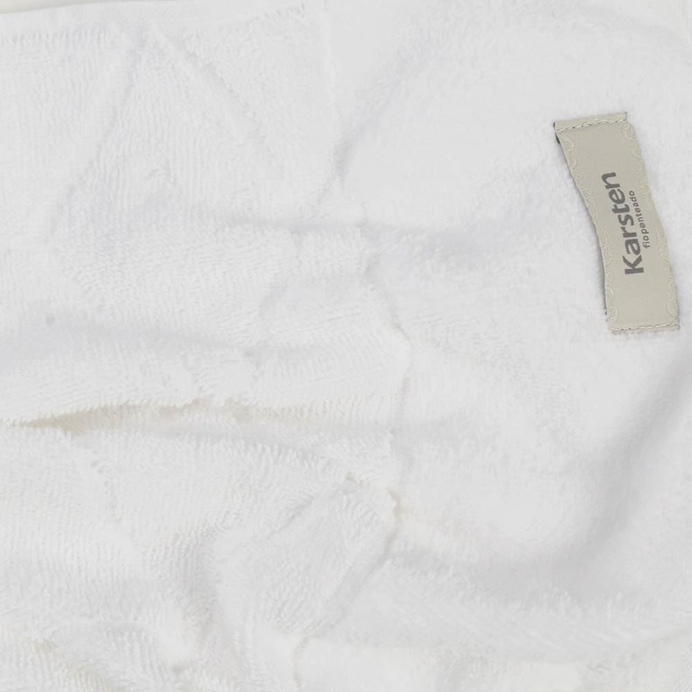 Toalha De Rosto 100% Algodão Ibiza Karsten By Havan Casa - Branco