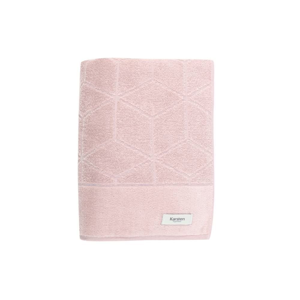 Toalha De Rosto 100% Algodão Ibiza Karsten By Havan Casa - Rosa Suave