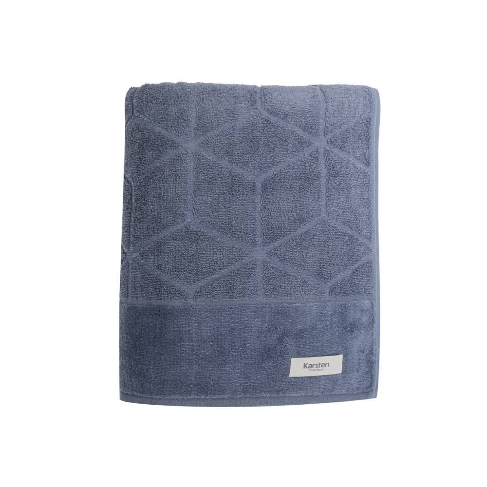 Toalha De Rosto 100% Algodão Ibiza Karsten By Havan Casa - Azul Sereno