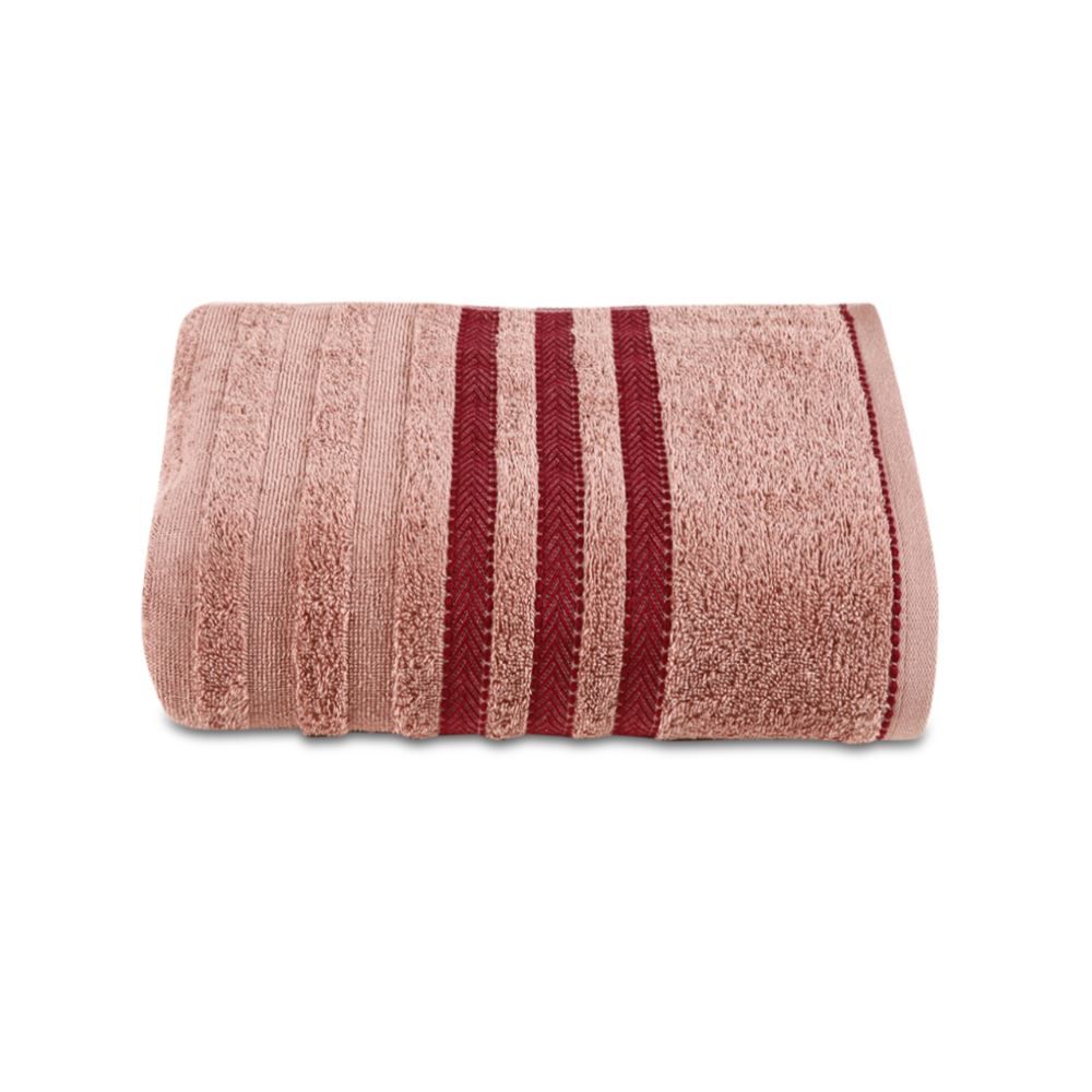 Toalha De Rosto 96% Algodão Jacquard Asti Corttex - Rosa