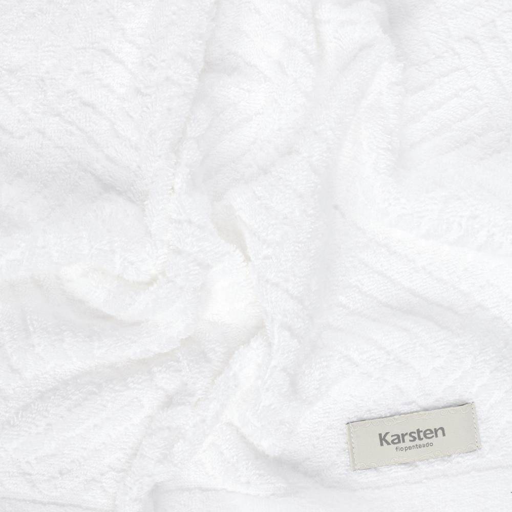 Toalha De Rosto 100% Algodão Arizona Karsten - Branco