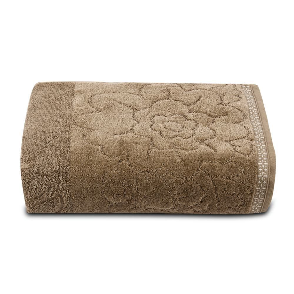 Toalha De Rosto 100% Algodão Glamour Havan Casa - Castor