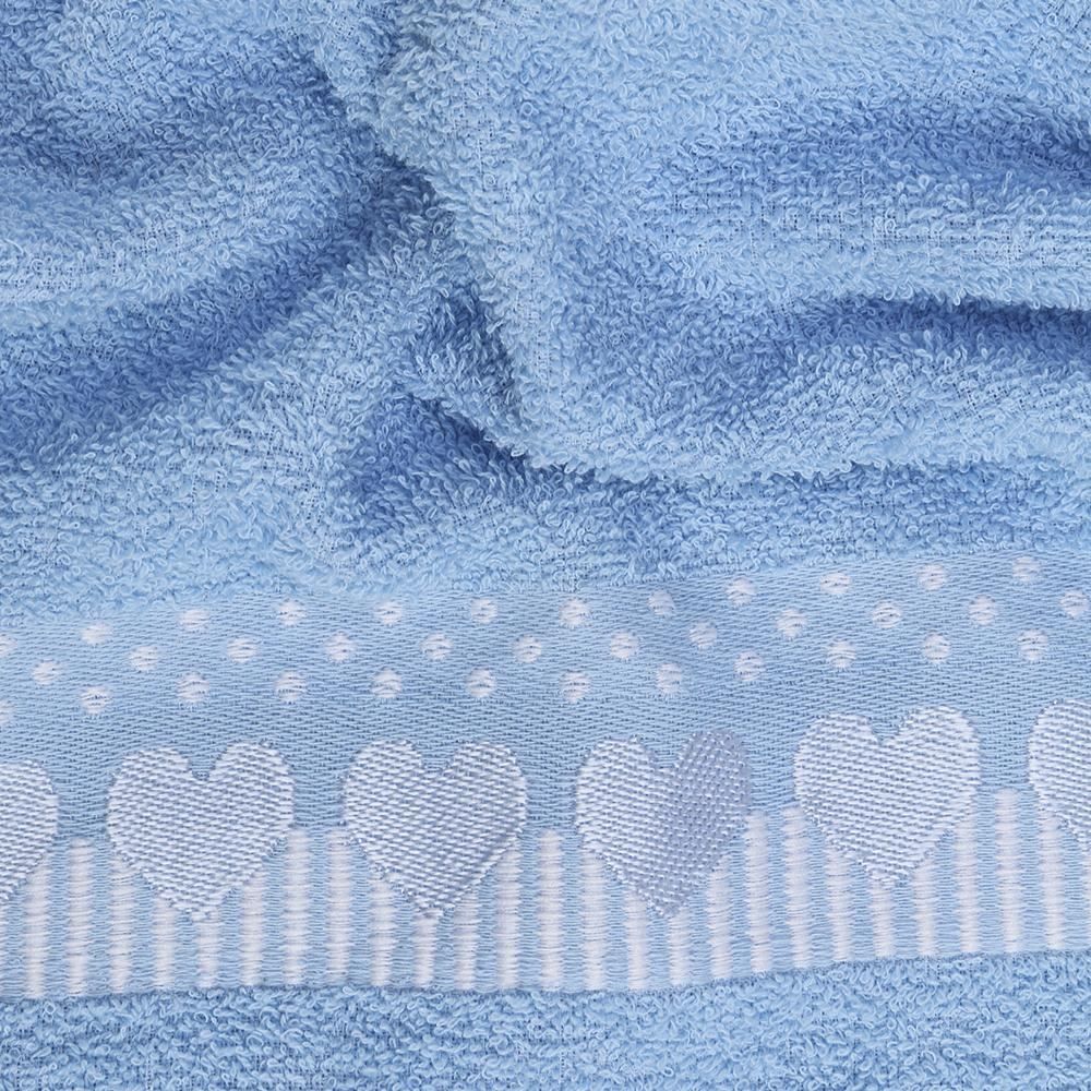 Toalha De Rosto 100% Algodão Jolie Havan Casa - Azul Claro