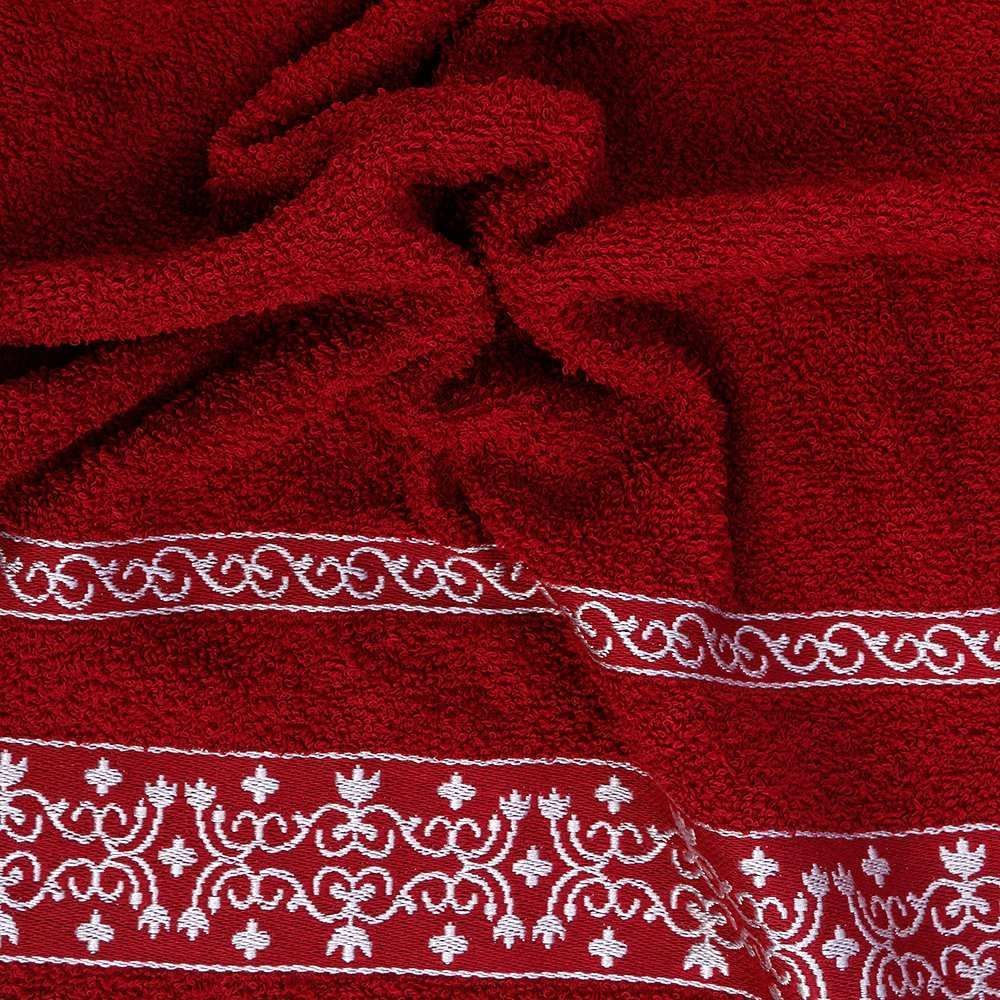 Toalha De Rosto Luna Havan Casa - Bordô