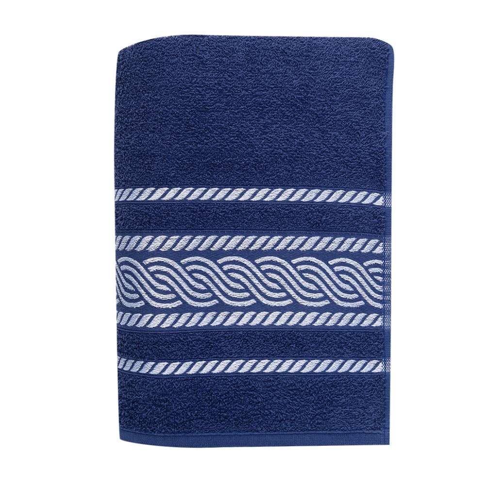 Toalha De Rosto Napole Havan Casa - Azul Marinho
