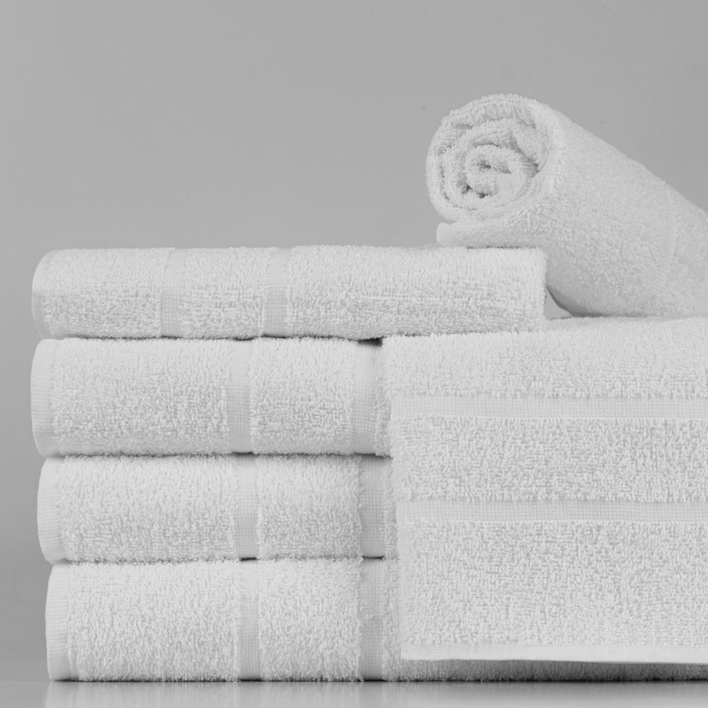 Toalha De Rosto Profissional 50X70cm Lufamar 1 Pç - Branco