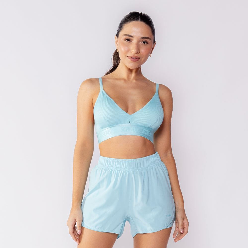 Top Feminino Esportivo Sem Costura Scream