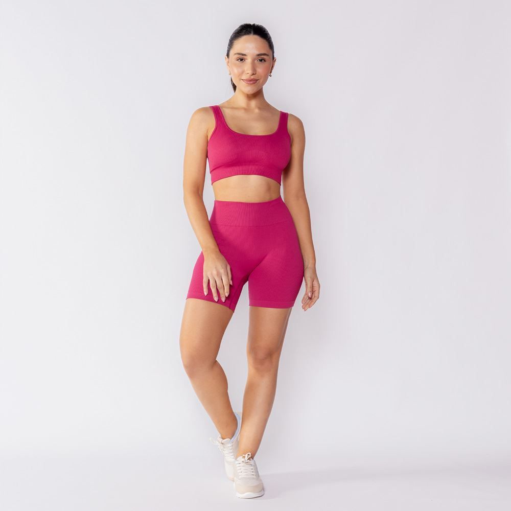 Top Feminino Fitness Sem Costura Scream