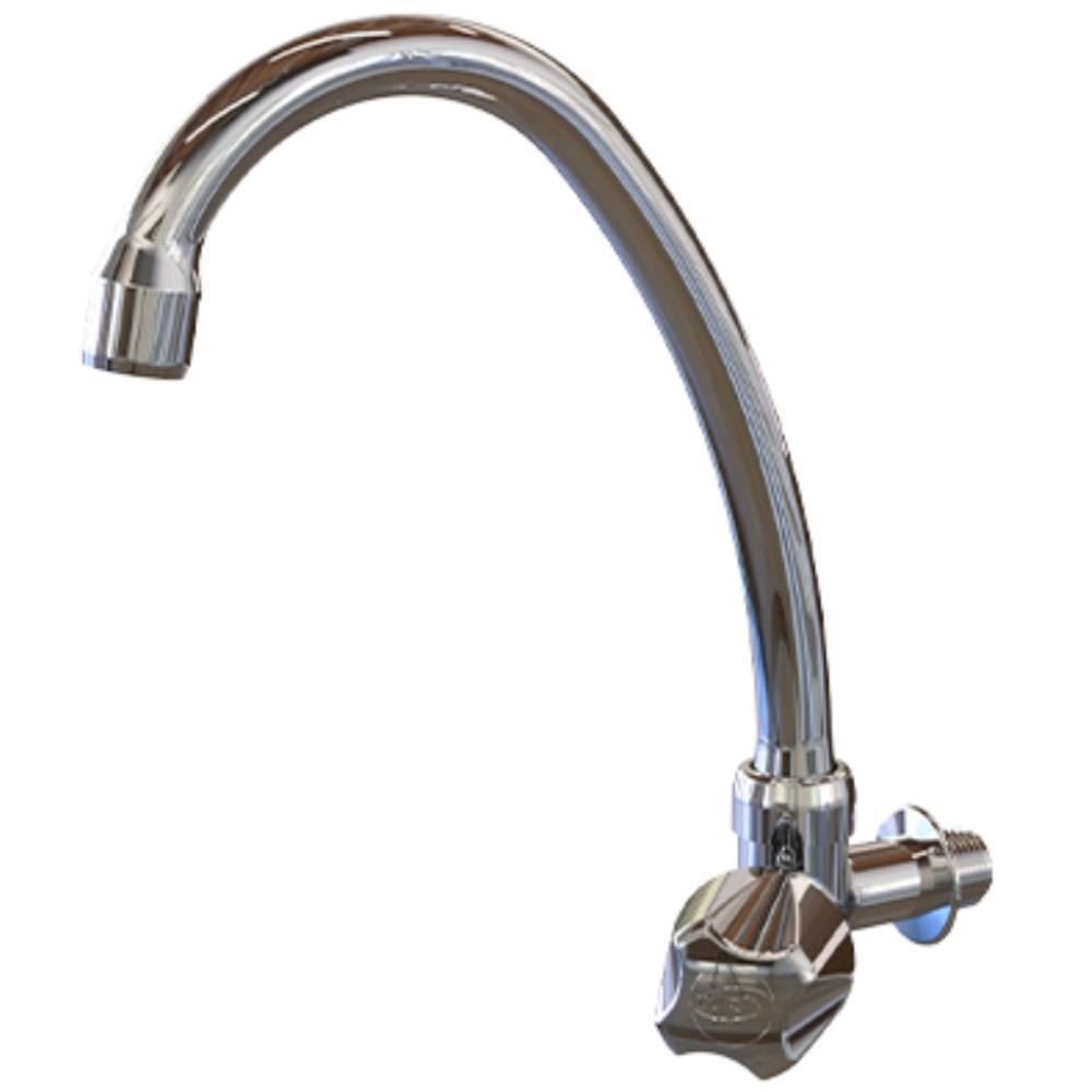 Torneira Cozinha Parede Especial Pp Cromada Durin