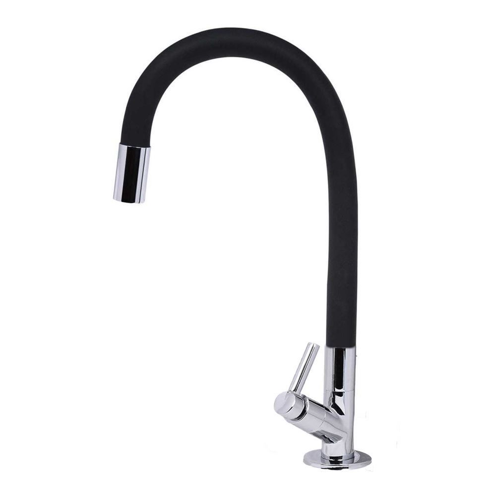 Torneira De Cozinha Flexível Liege Bancada - Preto
