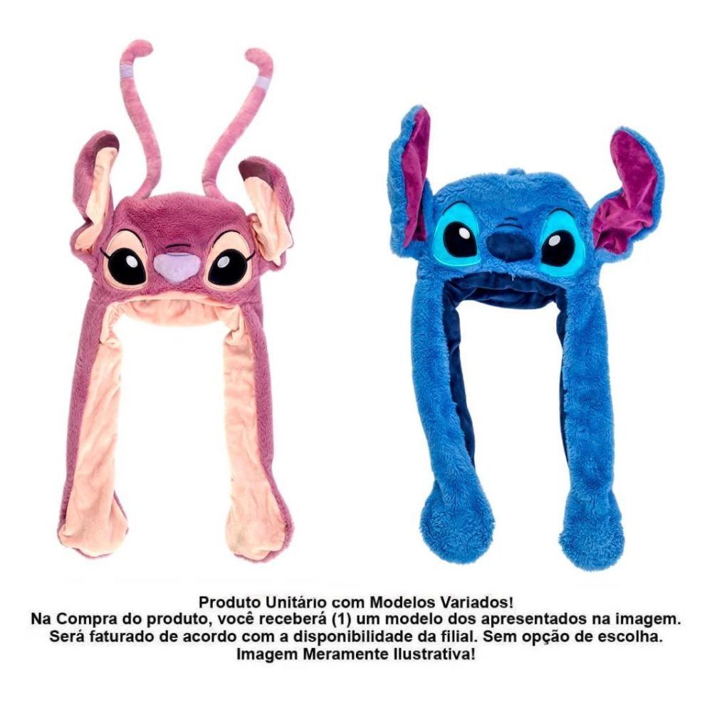 Touca Com Movimento Stitch Ou Angel Disney Toyng - Sortido