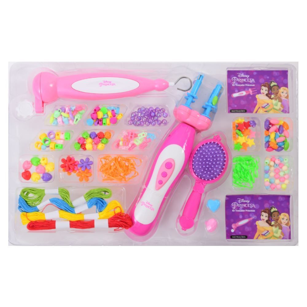 Trançador De Cabelo Infantil Rosa Havan Toys - HBR0650
