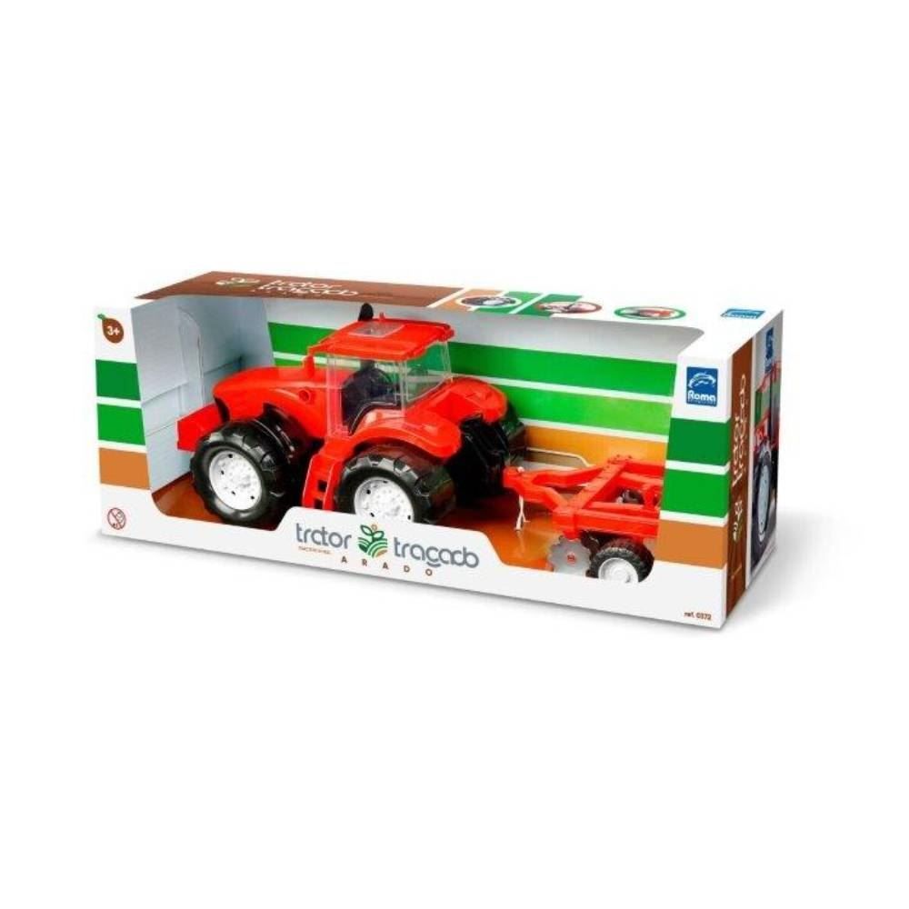 Trator Traçado Arado Roma Brinquedos - 0372