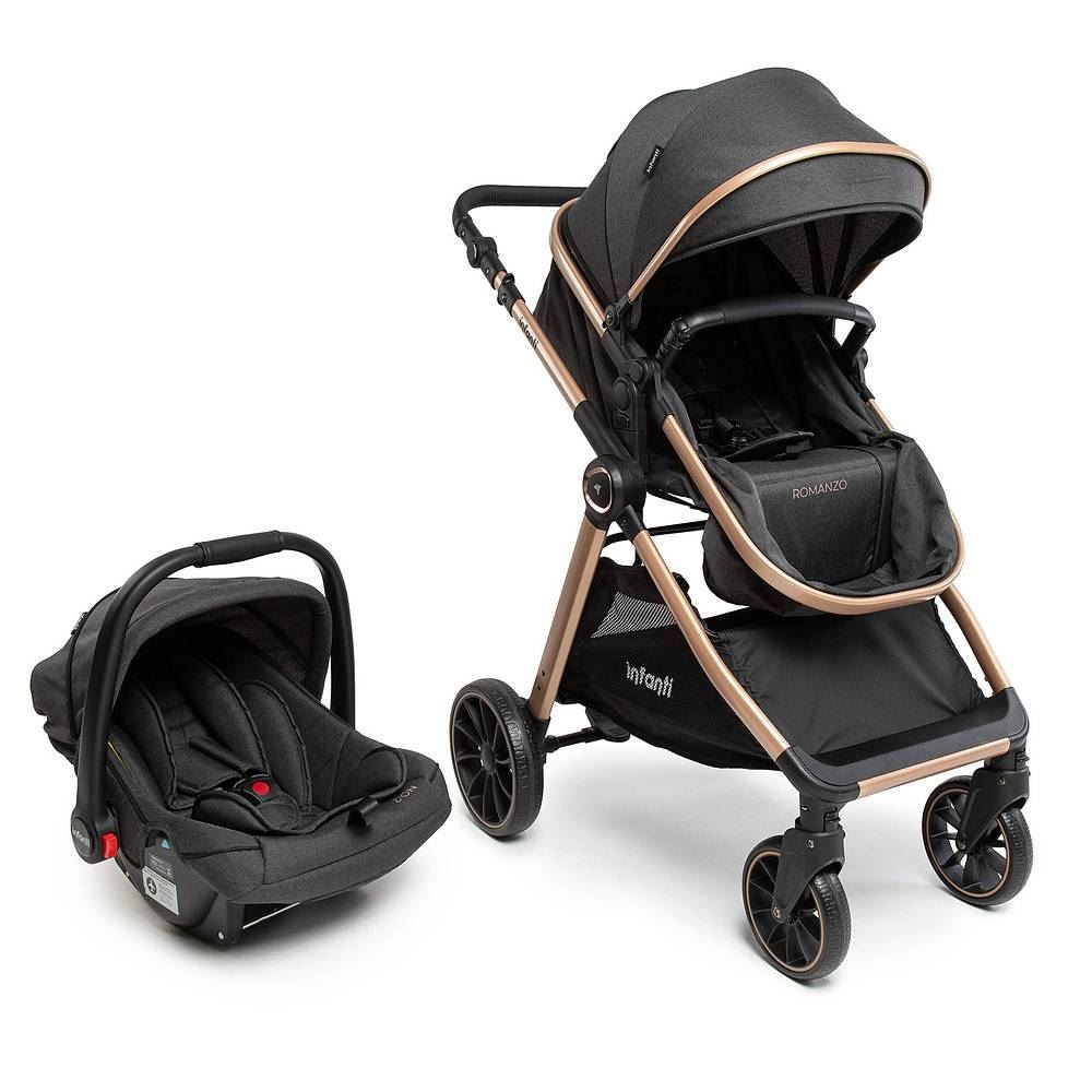 Travel System Romanzo Duo Infanti - Preto Bronze