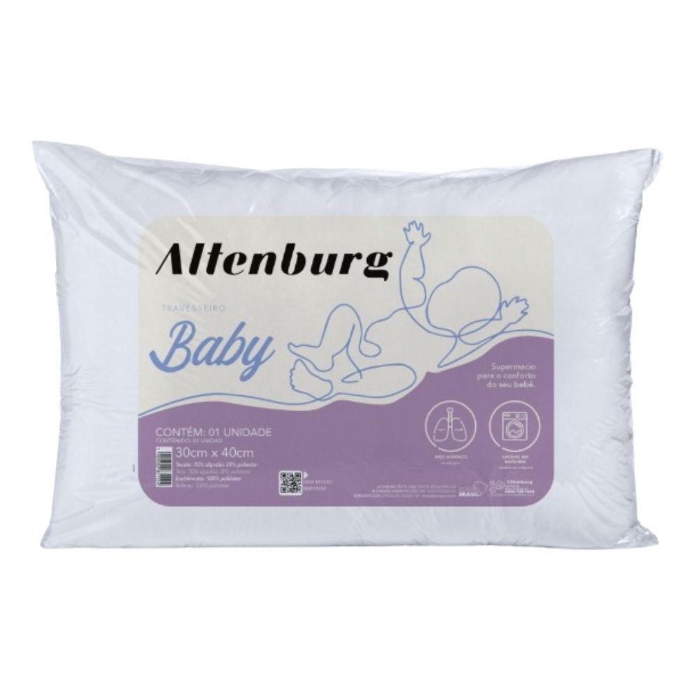 Travesseiro Para Bebê 30Cm X 40Cm Baby Soft Altenburg - DIVERSOS