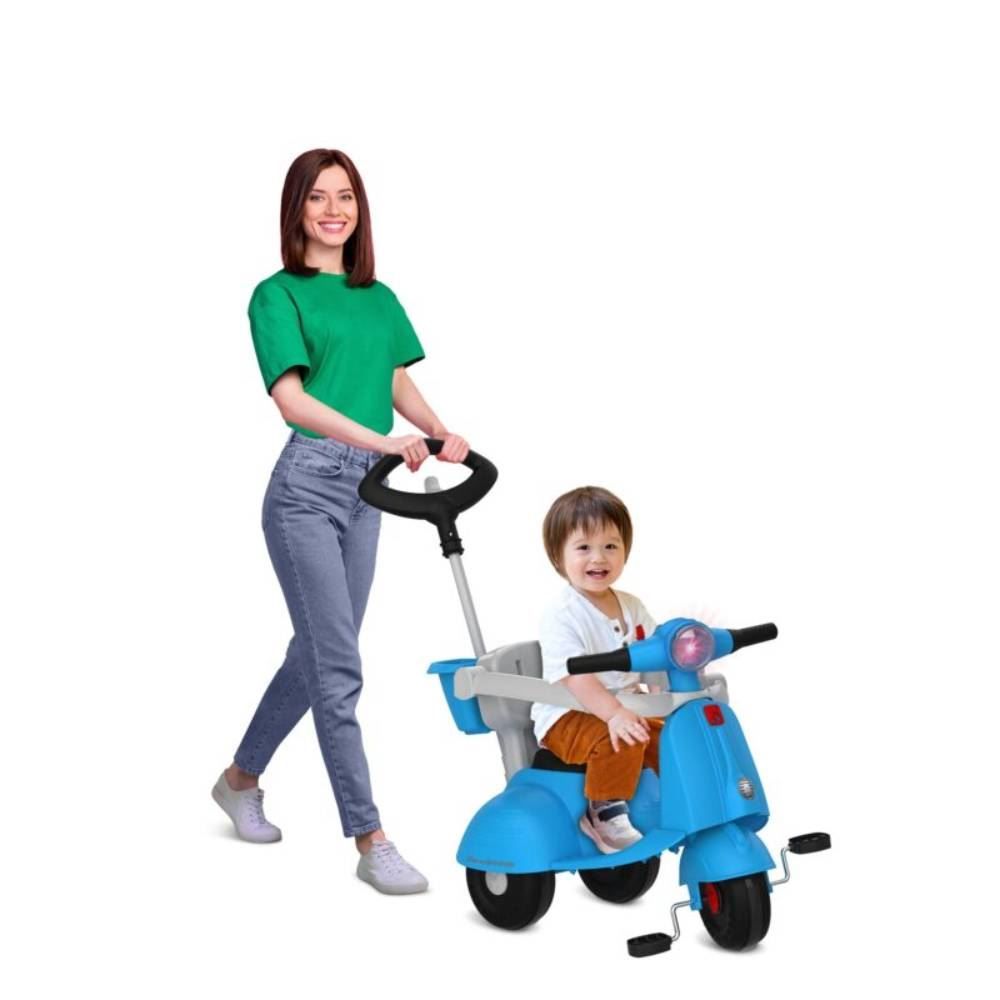 Triciclo Banderetta Azul Passeio E Pedal Brinquedos Bandeirante - Azul