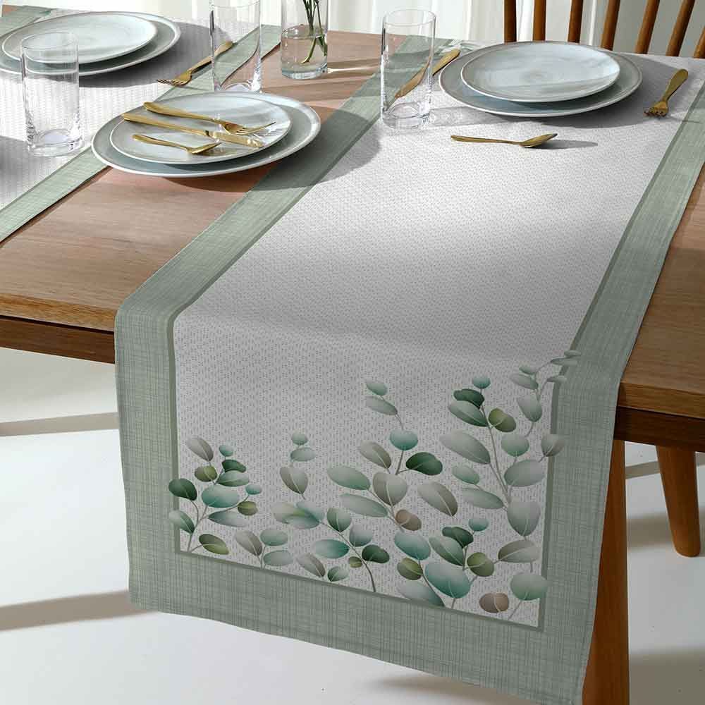 Trilho De Mesa 45 X 1,20 M Clean Renova Döhler - Folhas Verdes